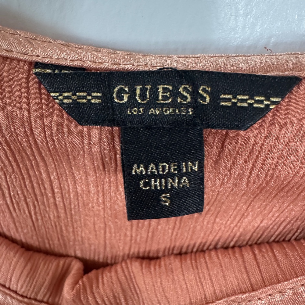 Guess Copper Ruffled Blouse - Picture 5 of 6